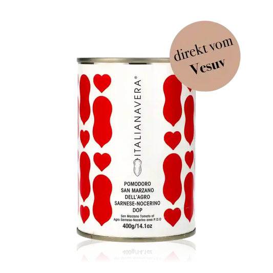 Dose San Marzano Tomaten, Aufschrift.